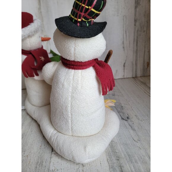 Hallmark caroling Snowmen Jingle pals Xmas animated decor figure - Picture 7 of 8